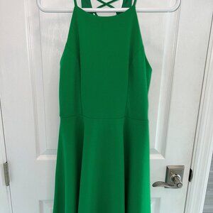 B. DARLIN GREEN DRESS - SIZE 9/10